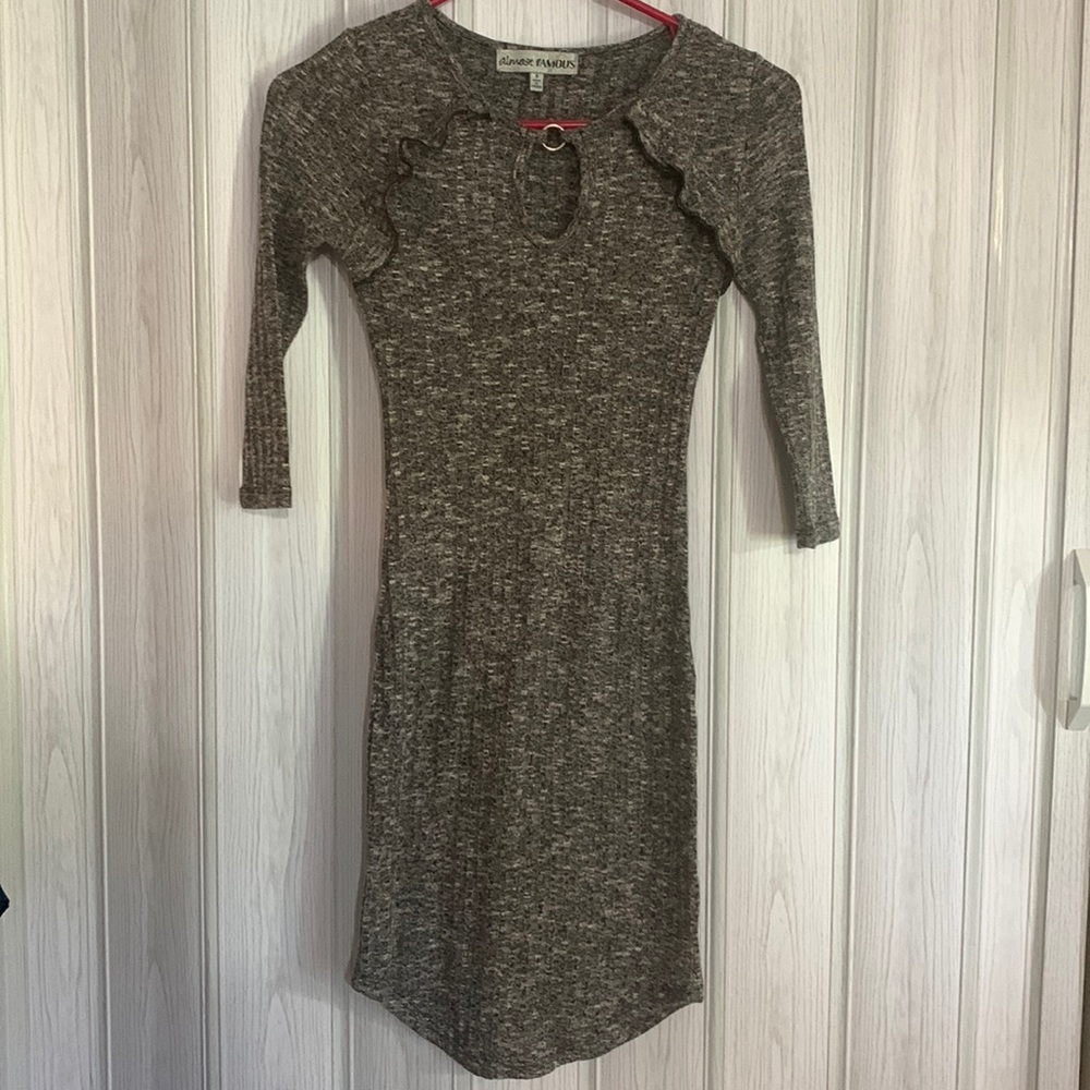 3/4 sleeve fall dress